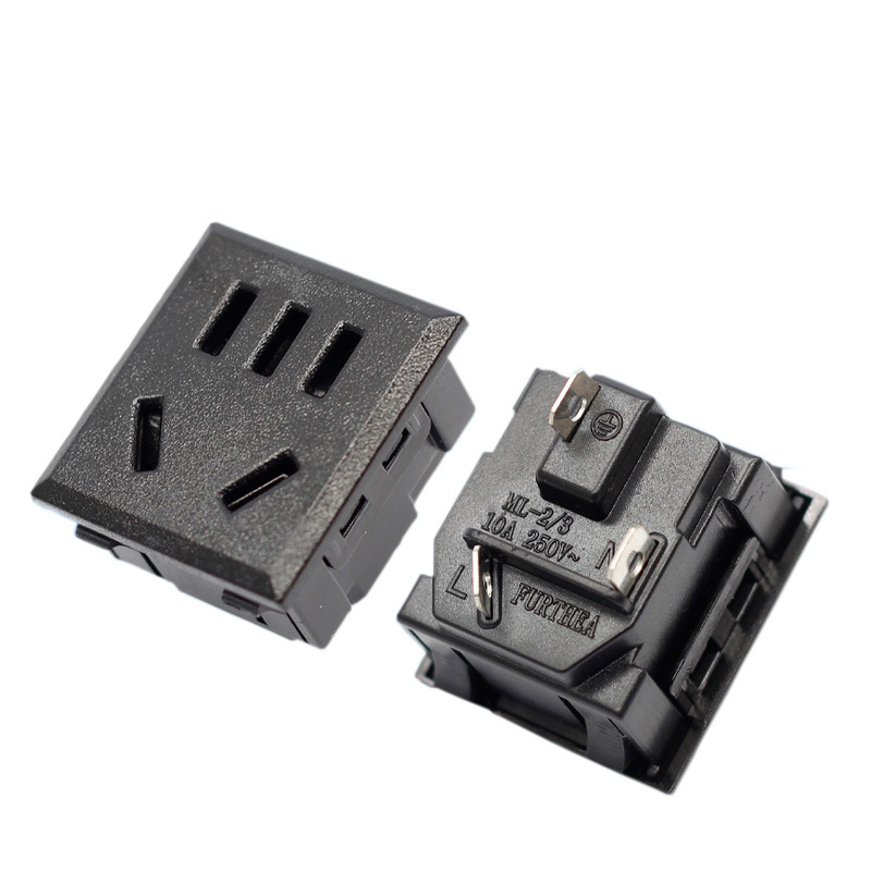 Embedded 10A 250V AC Socket